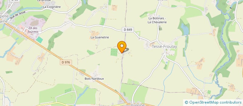 localisation de l'entreprise MADAME GHISLAINE BREBION à RIVES D'ANDAINE