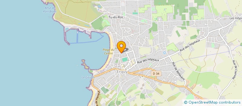 localisation de l'entreprise MADAME GHISLAINE BRIAND  ERQUY