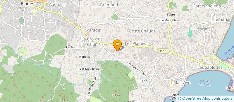 localisation de l'entreprise MADAME GHISLAINE BUFORT à LA SEYNE-SUR-MER