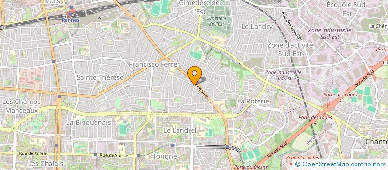 localisation de l'entreprise MADAME GHISLAINE BUSSON  RENNES