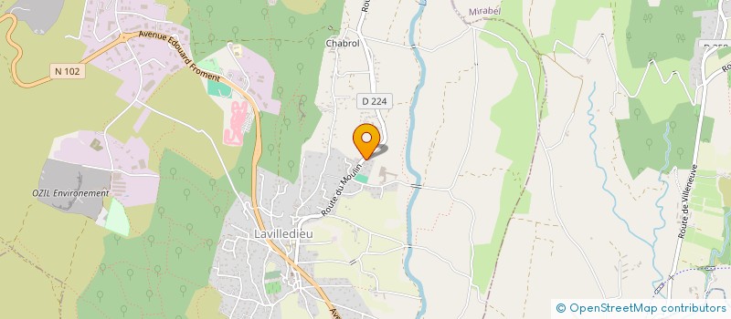 localisation de l'entreprise MADAME GHISLAINE CABUS  LAVILLEDIEU