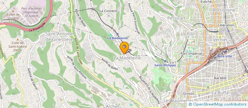 localisation de l'entreprise MADAME GHISLAINE CACCIA à NICE