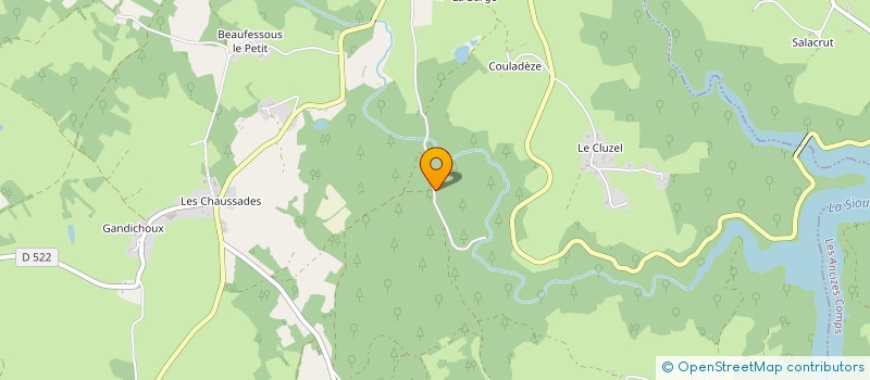 localisation de l'entreprise MADAME GHISLAINE CANTOS  SAINT-PRIEST-DES-CHAMPS