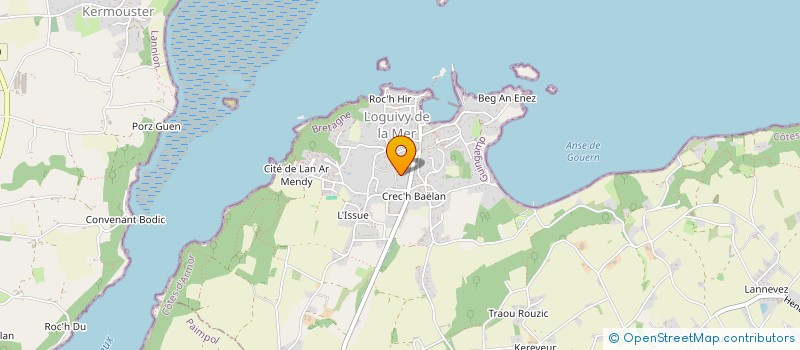 localisation de l'entreprise MADAME GHISLAINE CAOUS à PLOUBAZLANEC
