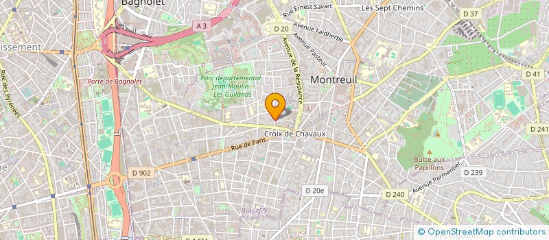 localisation de l'entreprise MADAME GHISLAINE CAROLE KATOUKIDI à MONTREUIL