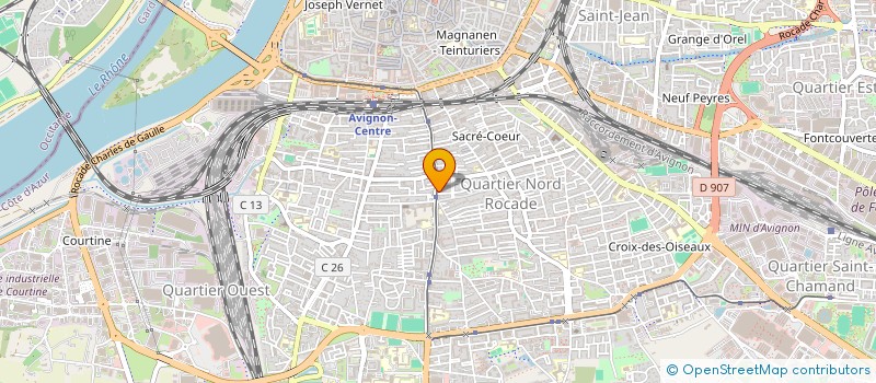 localisation de l'entreprise MADAME GHISLAINE CERRO à AVIGNON