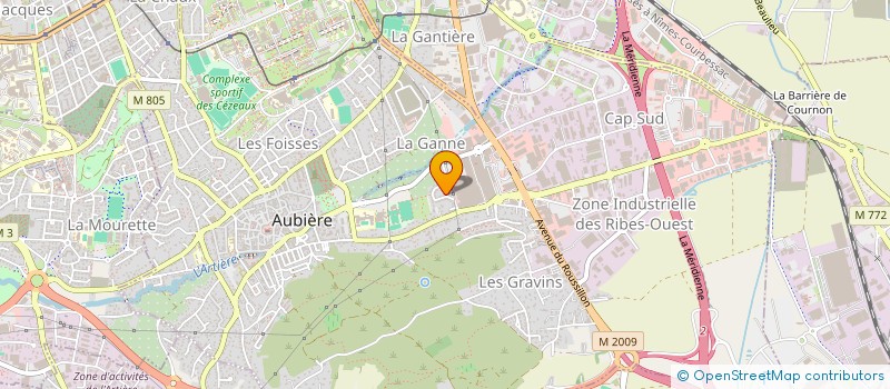 localisation de l'entreprise MADAME GHISLAINE CHAMBON à AUBIERE