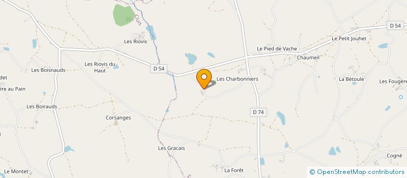 localisation de l'entreprise MADAME GHISLAINE CHAMPEAU à SAINT-DENIS-DE-JOUHET