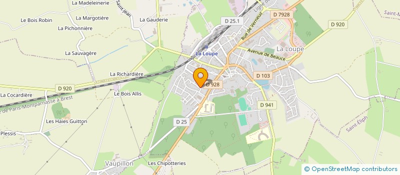 localisation de l'entreprise MADAME GHISLAINE CHARLES à LA LOUPE