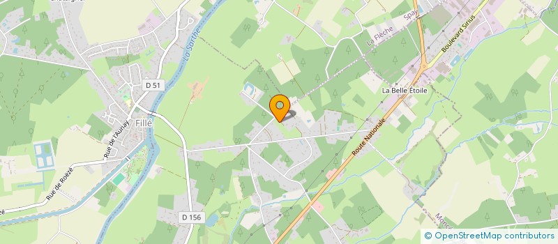 localisation de l'entreprise MADAME GHISLAINE CHARRE  GUECELARD