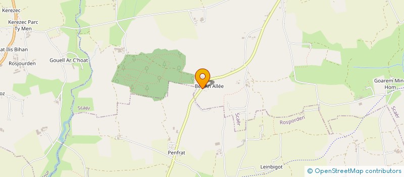 localisation de l'entreprise MADAME GHISLAINE CHARTIER  SCAER