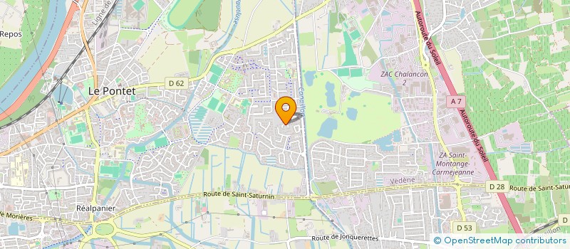 localisation de l'entreprise MADAME GHISLAINE CHOKRI  LE PONTET