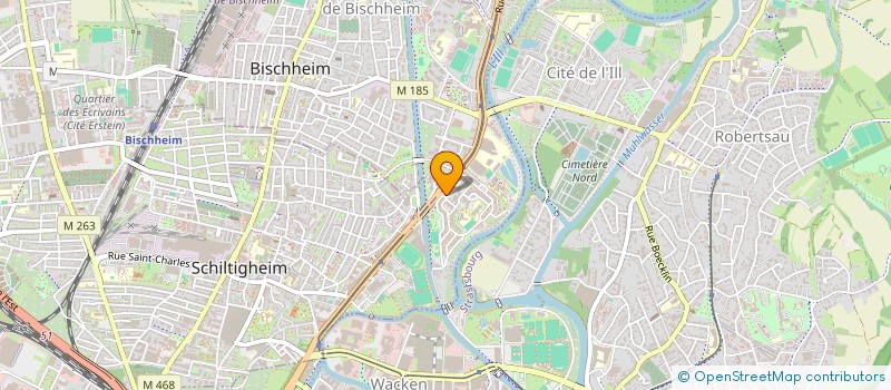 localisation de l'entreprise MADAME GHISLAINE CHOUKRI  SCHILTIGHEIM