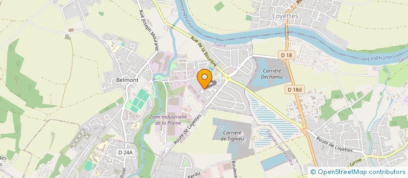 localisation de l'entreprise MADAME GHISLAINE CLERC  CHAVANOZ