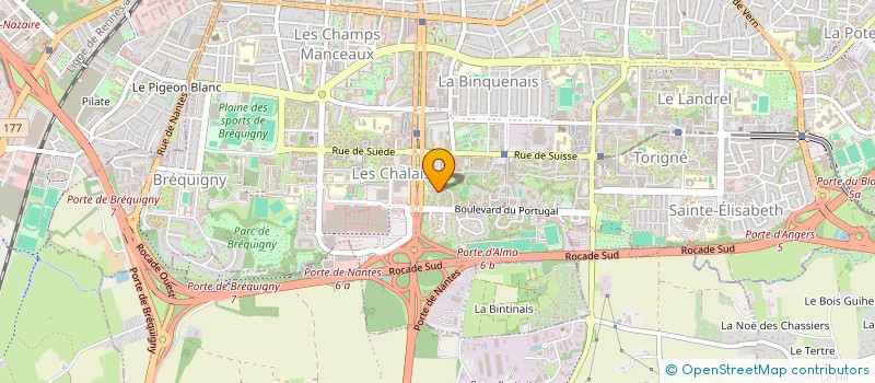 localisation de l'entreprise MADAME GHISLAINE COLLEAU  RENNES