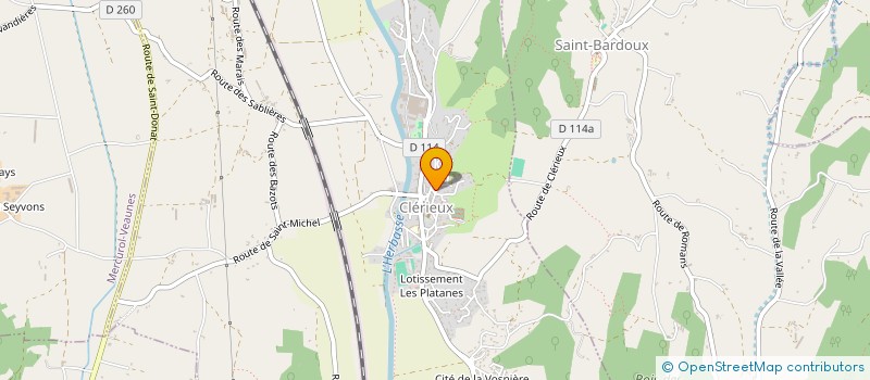 localisation de l'entreprise MADAME GHISLAINE COSTANG  SAINT DONAT SUR L'HERBASSE