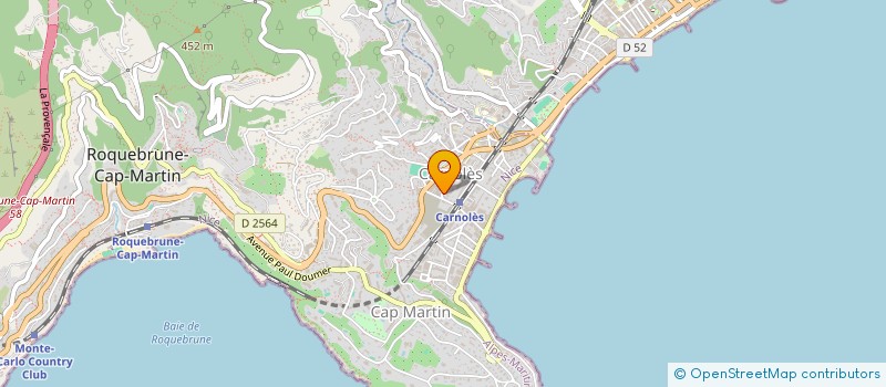 localisation de l'entreprise MADAME GHISLAINE COUGNOT à ROQUEBRUNE-CAP-MARTIN