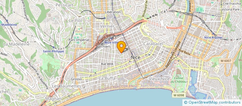 localisation de l'entreprise MADAME GHISLAINE CUVELIER à NICE