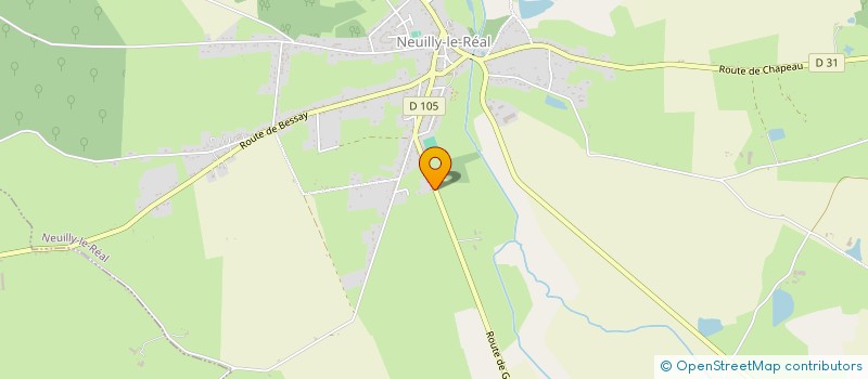 localisation de l'entreprise MADAME GHISLAINE D'ABOVILLE  NEUILLY-LE-REAL