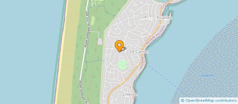 localisation de l'entreprise MADAME GHISLAINE DARLAVOIX à LEGE-CAP-FERRET