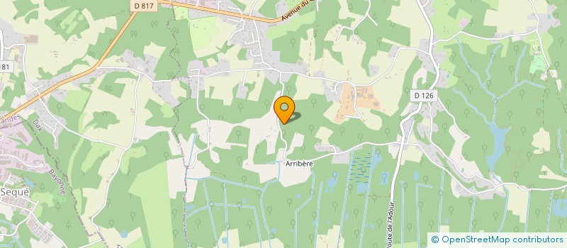 localisation de l'entreprise MADAME GHISLAINE DARRIGUES  SAINT-MARTIN-DE-SEIGNANX