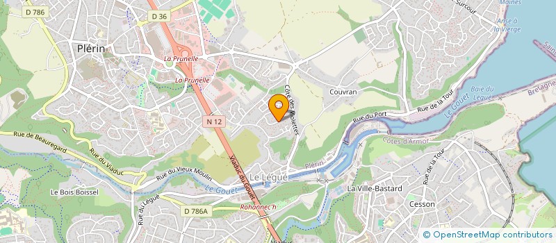 localisation de l'entreprise MADAME GHISLAINE DAUCE  PLEDRAN