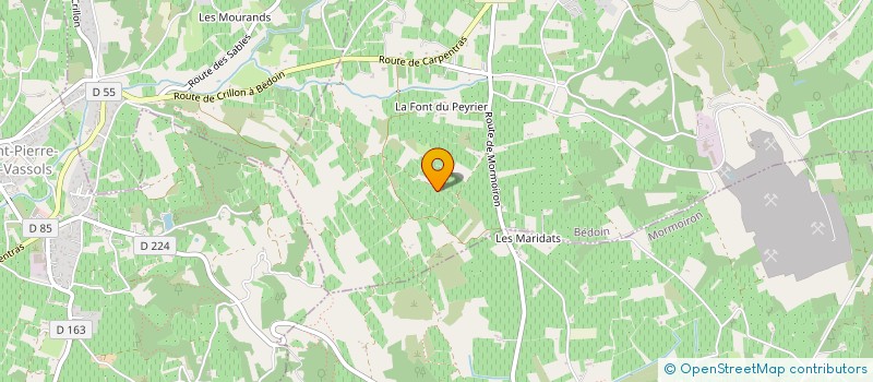 localisation de l'entreprise MADAME GHISLAINE DAVAULT  BEDOIN