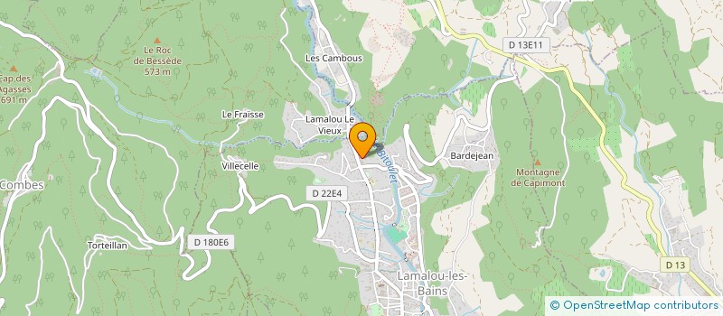 localisation de l'entreprise MADAME GHISLAINE DAVIET  LAMALOU-LES-BAINS