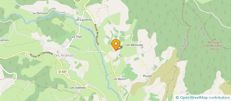 localisation de l'entreprise MADAME GHISLAINE DE L'ESCAILLE  CHENELETTE