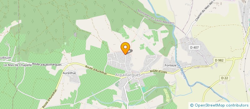 localisation de l'entreprise MADAME GHISLAINE DE ROUGE à ARPAILLARGUES-ET-AUREILLAC
