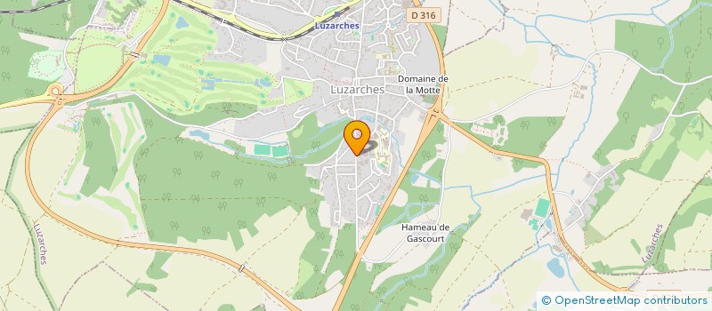 localisation de l'entreprise MADAME GHISLAINE DELATTAIGNANT à LUZARCHES