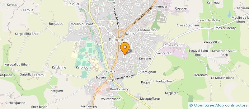 localisation de l'entreprise MADAME GHISLAINE DELAUGERE  PLABENNEC