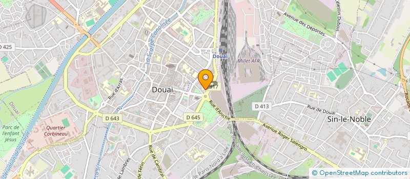 localisation de l'entreprise MADAME GHISLAINE DELONCA  DOUAI