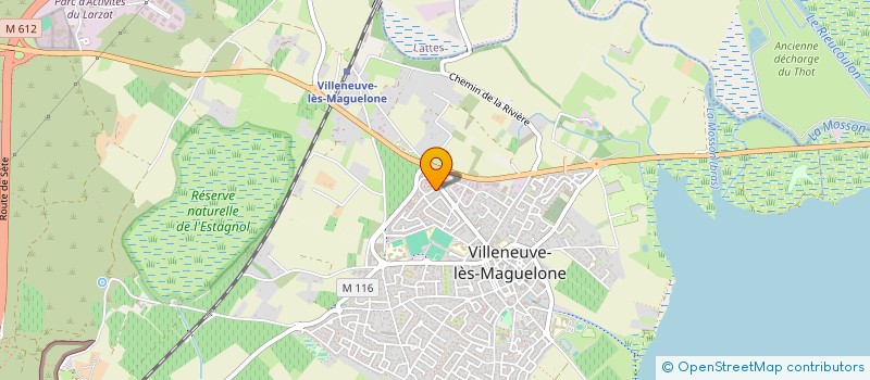 localisation de l'entreprise MADAME GHISLAINE DJAIDANI  VILLENEUVE-LES-MAGUELONE