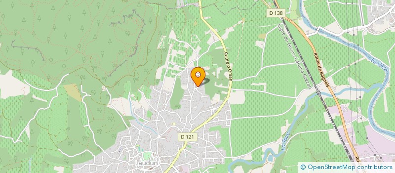 localisation de l'entreprise MADAME GHISLAINE DOIDY  LAUDUN-L'ARDOISE