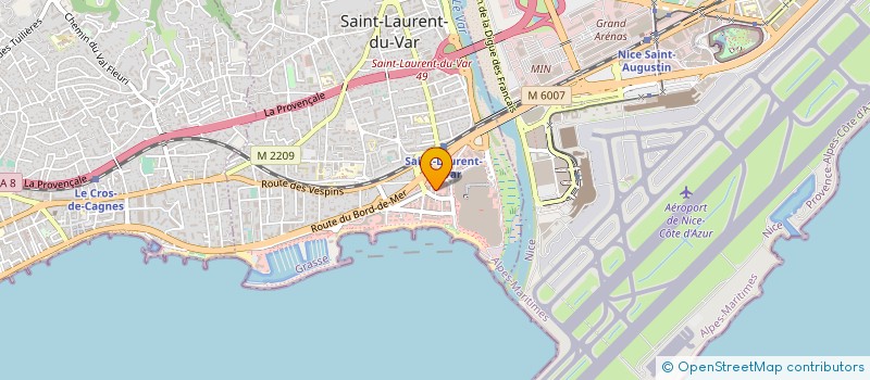 localisation de l'entreprise MADAME GHISLAINE DROUIN à SAINT-LAURENT-DU-VAR