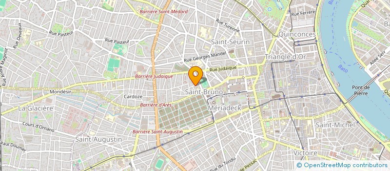 localisation de l'entreprise MADAME GHISLAINE DU BREUIL-HELION DE LA GUERONNIERE  BORDEAUX