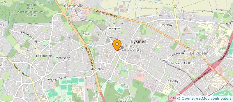 localisation de l'entreprise MADAME GHISLAINE DUCASSE  EYSINES