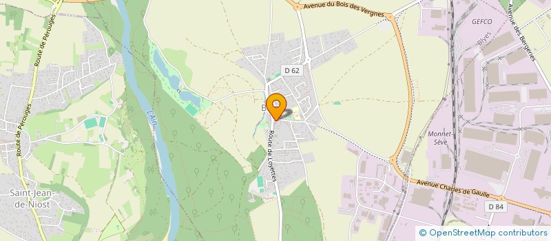 localisation de l'entreprise MADAME GHISLAINE DUFAUD  BLYES