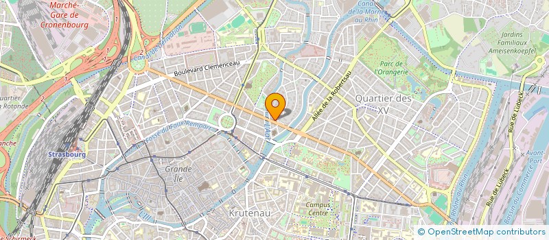 localisation de l'entreprise MADAME GHISLAINE DURAND  STRASBOURG