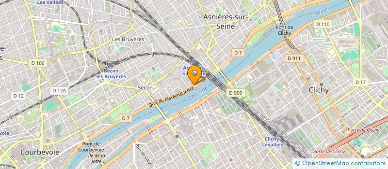 localisation de l'entreprise MADAME GHISLAINE EL GHAICHI  ASNIERES-SUR-SEINE