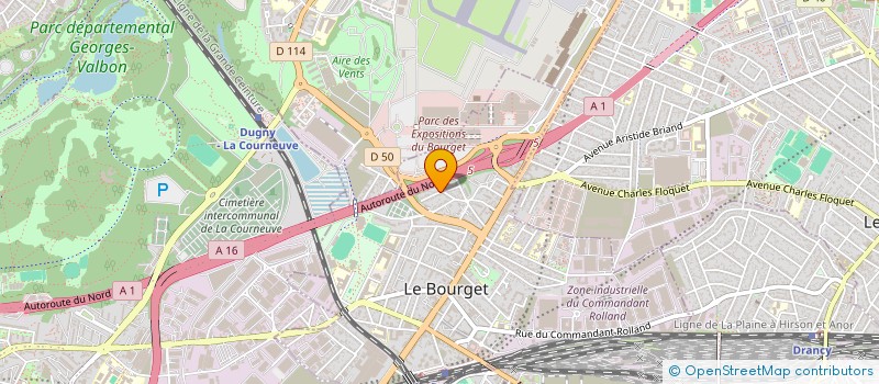 localisation de l'entreprise MADAME GHISLAINE ELIAZORD à LE BOURGET