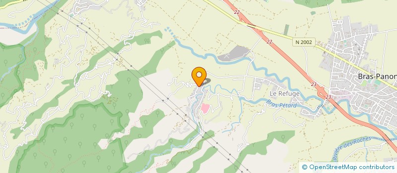 localisation de l'entreprise MADAME GHISLAINE ELISE  BRAS-PANON