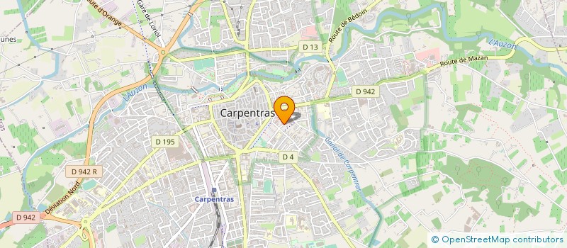 localisation de l'entreprise MADAME GHISLAINE FAURE à CARPENTRAS