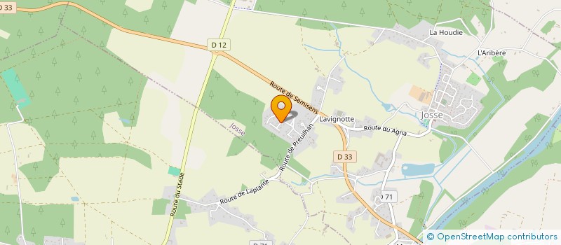 localisation de l'entreprise MADAME GHISLAINE FOISSAC  JOSSE