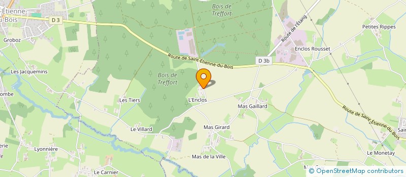 localisation de l'entreprise MADAME GHISLAINE FONTAINE  VAL-REVERMONT