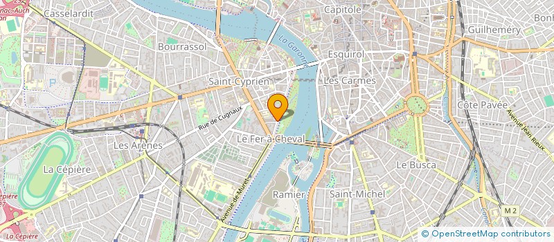 localisation de l'entreprise MADAME GHISLAINE FOURCADE à TOULOUSE