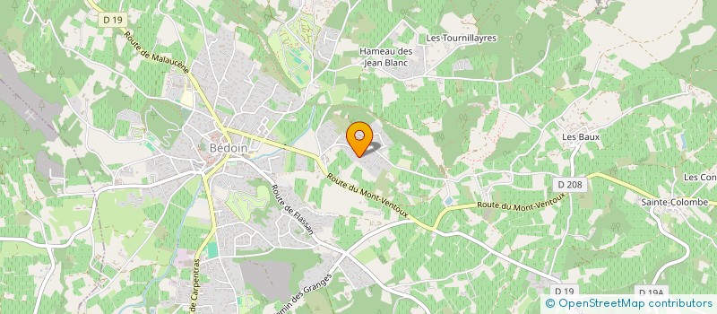 localisation de l'entreprise MADAME GHISLAINE FRAISSE  BEDOIN