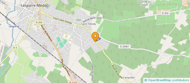 localisation de l'entreprise MADAME GHISLAINE GABARROU  LESPARRE-MEDOC