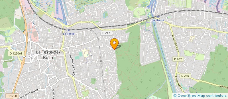 localisation de l'entreprise MADAME GHISLAINE GARNUNG  LA TESTE-DE-BUCH